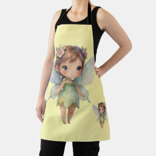 Enchanted Woodland Fairy: pastel green Sprite Apron