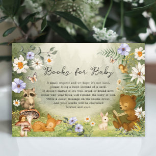 Enchanted Woodland Forest Animals Books for Baby Enclosure Card