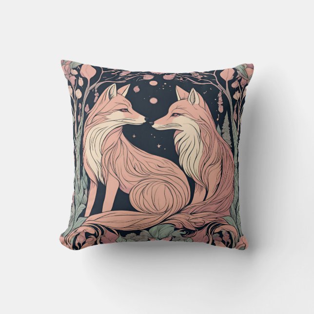 Enchanted Woodland Fox D10 Cushion (Front)