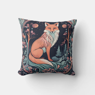 Enchanted Woodland Fox D16 Cushion