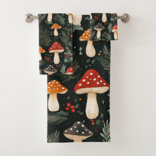 Enchanted Woodland Holiday Bath Towel Set
