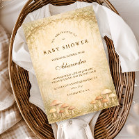 Enchanted Woodland Mushroom Baby Shower