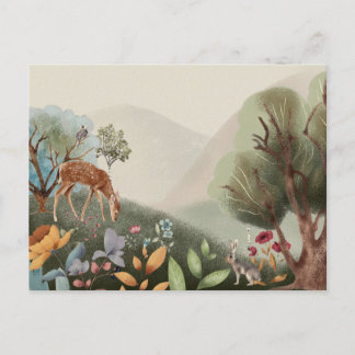 Enchanted Woodland Postcard