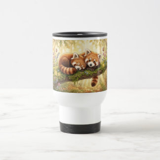 Enchanted Woodland Red Pandas - Cute Mug Wrap Desi