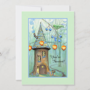 Enchanted Woods Birthday Party Invitation (Flat)