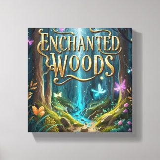 Enchanted Woods Magical  Canvas Print