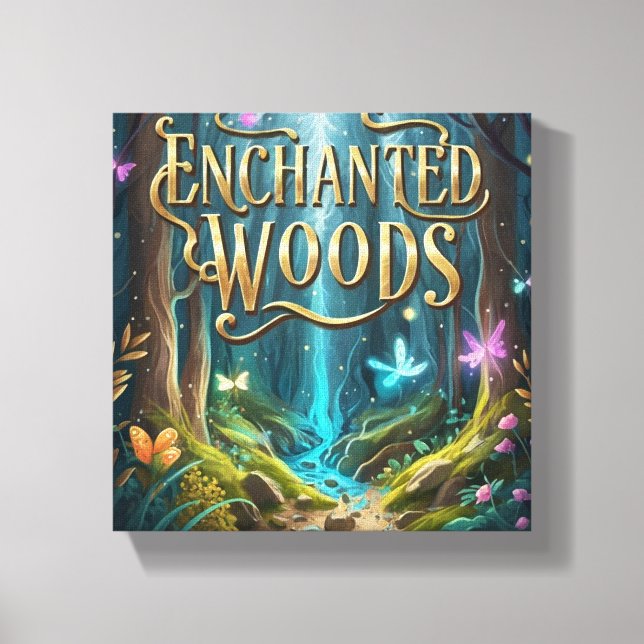 Enchanted Woods Magical  Canvas Print (Front)