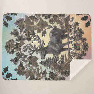 "Enchanted World" Sherpa Blanket