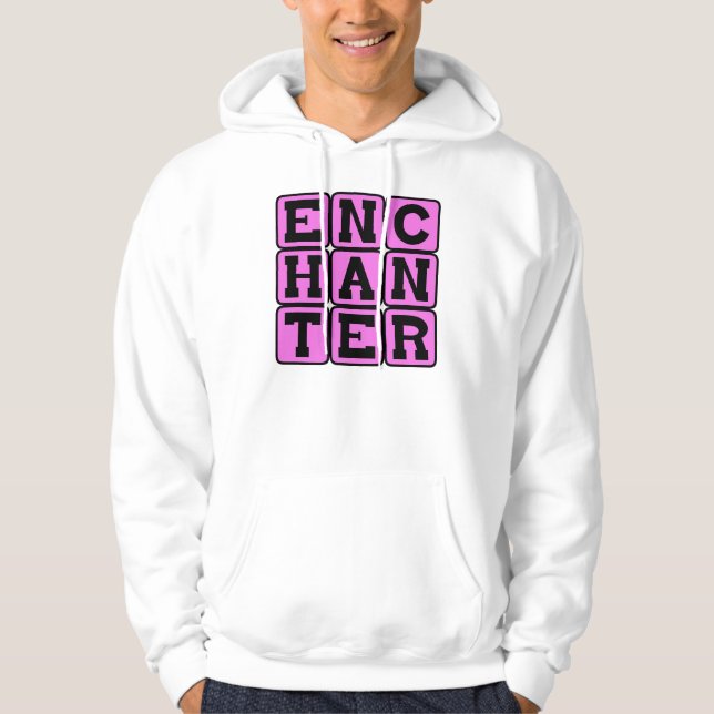 Enchanter, Wizard School Hoodie (Front)