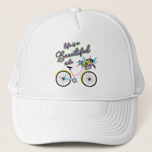 Enchanting Bicycle: Life is a Beautiful Ride Trucker Hat