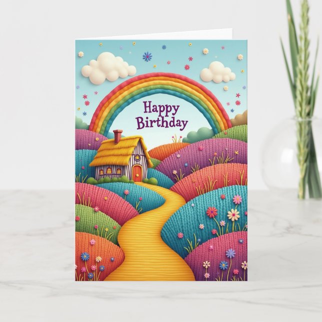 Enchanting Birthday Card (Front)