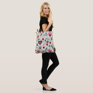 Enchanting Bleeding Hearts    Romantic Floral  Tote Bag