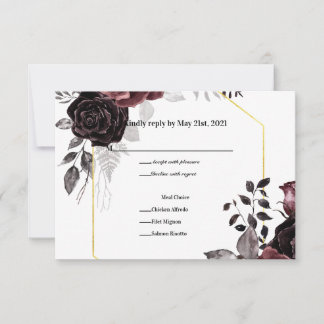 Enchanting Blooms RSVP Card