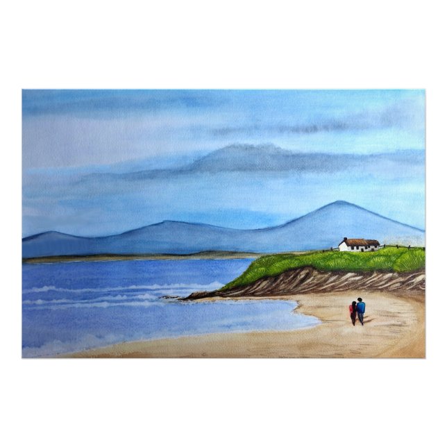 Enchanting Bluff by the Sea Photo Print (Front)