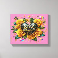 Enchanting Bouquet of Golden Roses And Heart 10x8