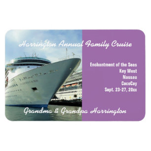 Enchanting Bow Stateroom Door Marker Magnet