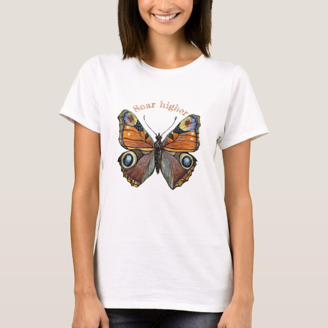 Enchanting butterfly design T-Shirt (Front)
