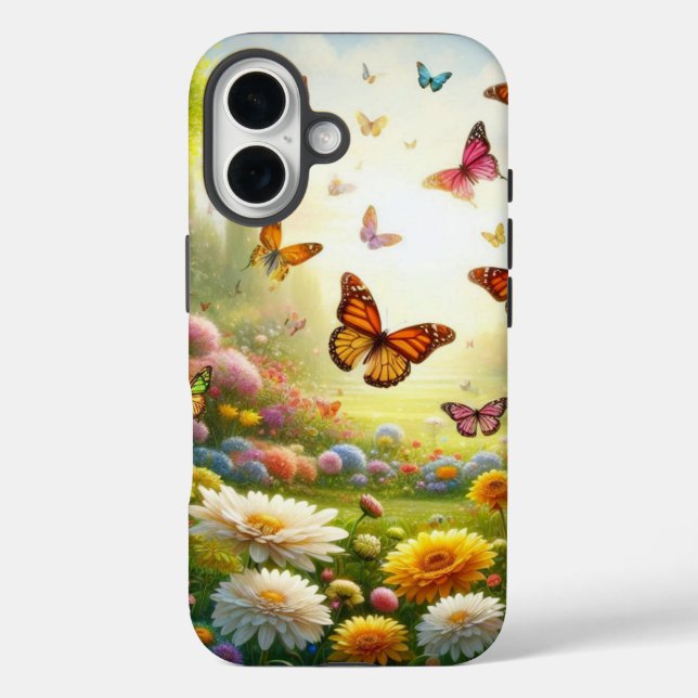 Enchanting Butterfly Garden Case-Mate iPhone Case (Back)
