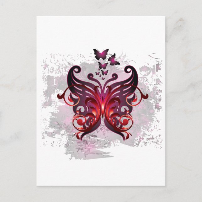 ENCHANTING-BUTTERFLY POSTCARD (Front)