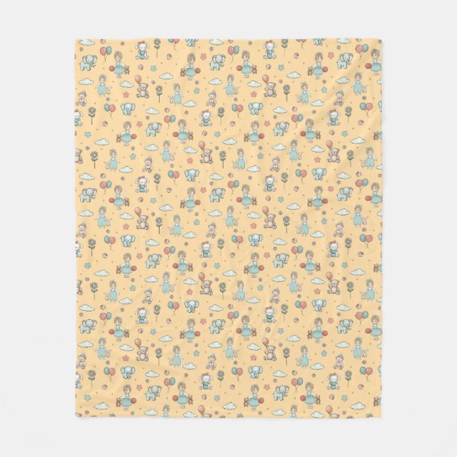 Enchanting children fleece blanket (Front)