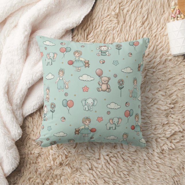 Enchanting children room  cushion (Blanket)