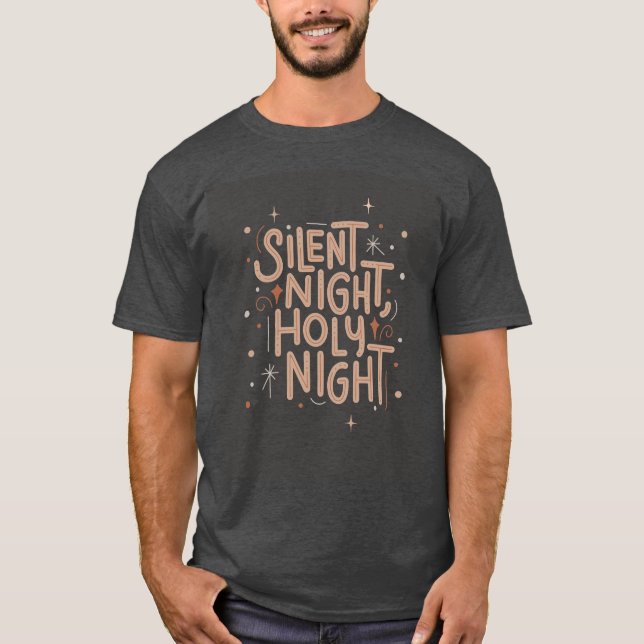 "Enchanting Christmas Night: A Time of Joy and Won T-Shirt (Front)