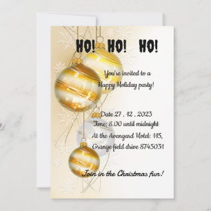 Enchanting Christmas Soiree: Your Holiday Card