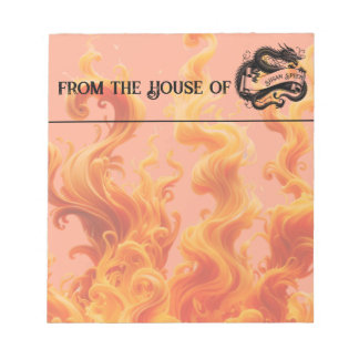 "Enchanting Dragon Stationary for Fantasy Lovers Notepad