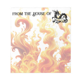 "Enchanting Dragon Stationary for Fantasy Lovers Notepad