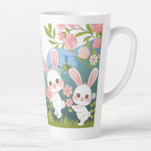 Enchanting Easter celebration design Latte Mug