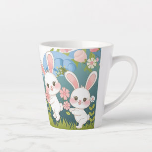 Enchanting Easter celebration design Latte Mug