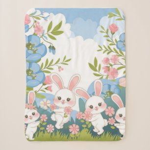 Enchanting Easter celebration design Sherpa Blanket