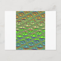 Enchanting Eclectic Garden Chequered Floral Beauty