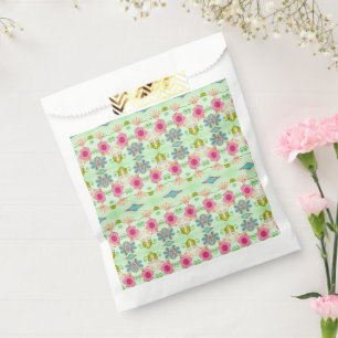 Enchanting Eclectic Garden: Diverse Floral Beauty Favour Bags