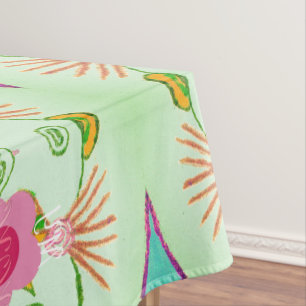 Enchanting Eclectic Garden: Diverse Floral Beauty Tablecloth