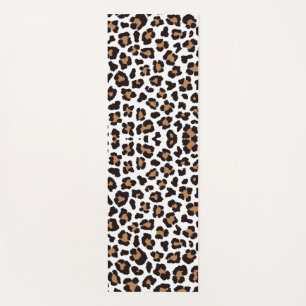 Enchanting Elegant Natural Leopard Patterns Yoga Mat