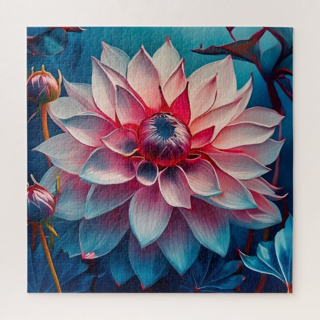 Enchanting Ethereal Flower  Jigsaw Puzzle (Vertical)