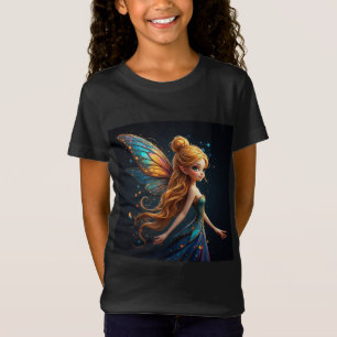 Enchanting Fairy with Colourful Wings T-Shirt