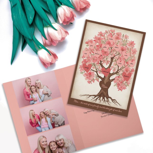Enchanting Family Tree Photo Mother's Day Card (Creator Uploaded)