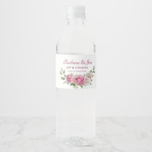 Enchanting Floral Eucalyptus Sip Toast Labels