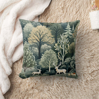 Enchanting Forest: Boho Christmas Cushion