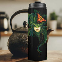 Enchanting Forest Dryad Woman Butterfly Fantasy