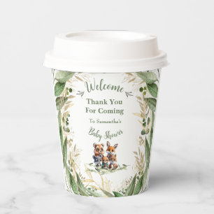 Enchanting Forest Friends Baby Shower Paper Cups