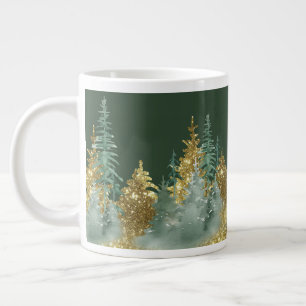 Enchanting Forest Holiday Pines Large Coffee Mug