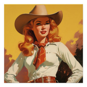 Enchanting Frontier Romance: Wild West Whispers Poster