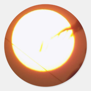 Enchanting Full Moon Classic Round Sticker