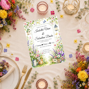 Enchanting Garden Wedding Invitation