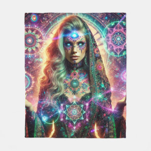 Enchanting Goddess Fleece Blanket