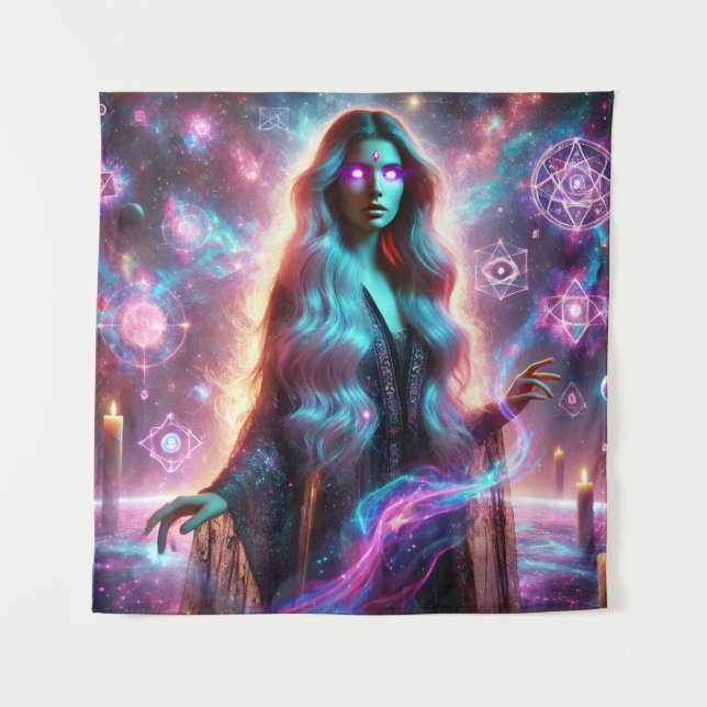 Enchanting Goddess  Tapestry (Front)