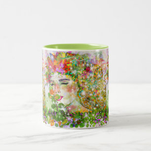 Enchanting Goddess Two-Tone Coffee Mug